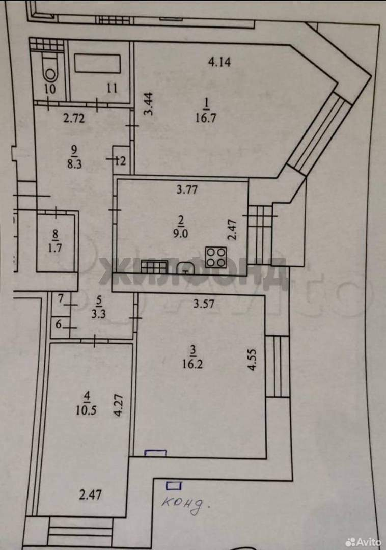 Квартира на продажу в Архангельске, Воскресенская улица, 75/1 фото №14