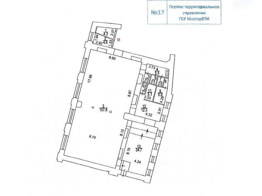 Фото: Торговое помещение 218.4 м2 в аренду test