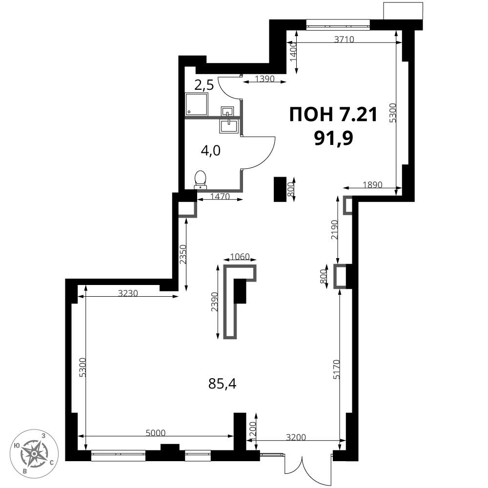 Продам помещение свободного назначения 91.9 м.кв.