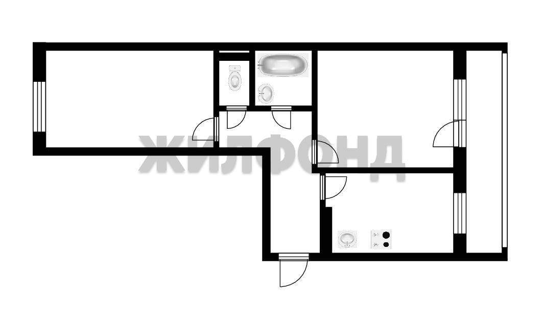 Квартира на продажу в Томске, 4-я Заречная улица, 46 фото №11