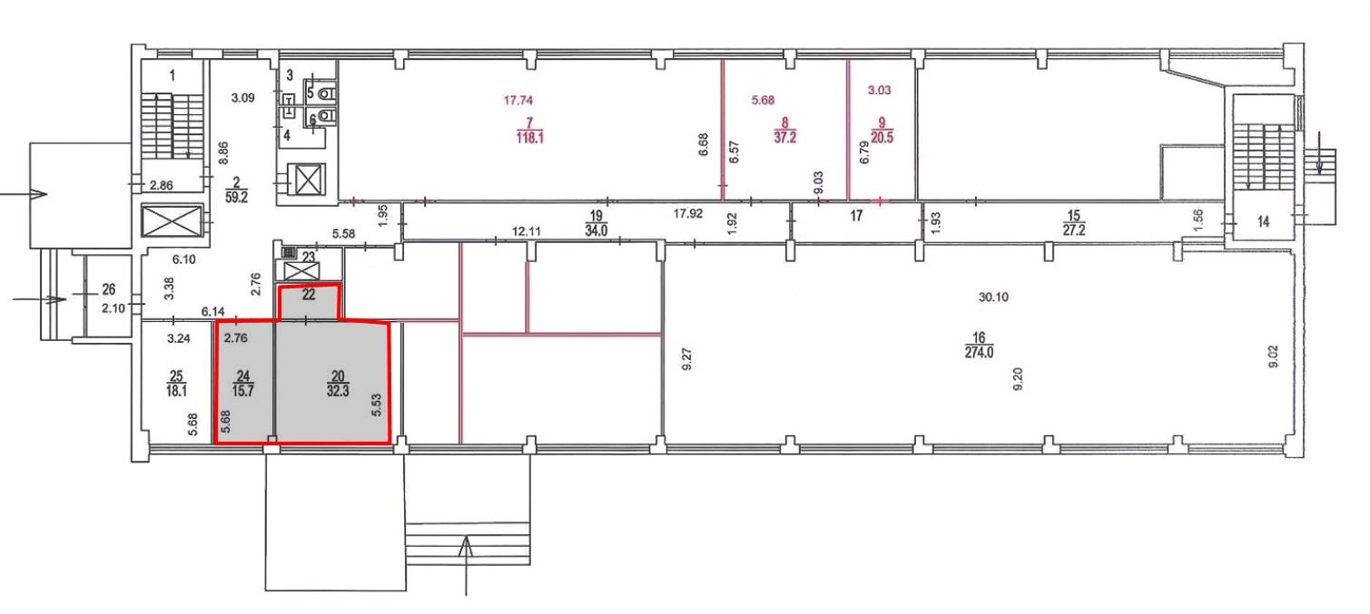 Фото: Аренда офиса 59 м2. 2 каб. 1 эт. Гольяново test