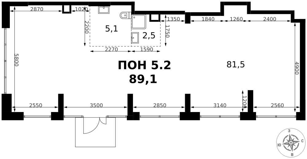 Продам помещение свободного назначения 89.1 м.кв.