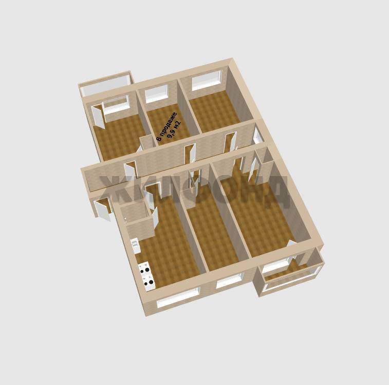 Комната на продажу в Южном, Дзержинского проспект, 25 фото №16