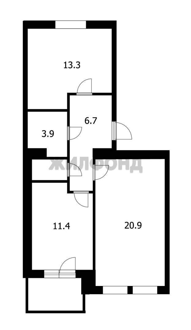 Квартира на продажу в Томске, Шевченко улица, 16 фото №12