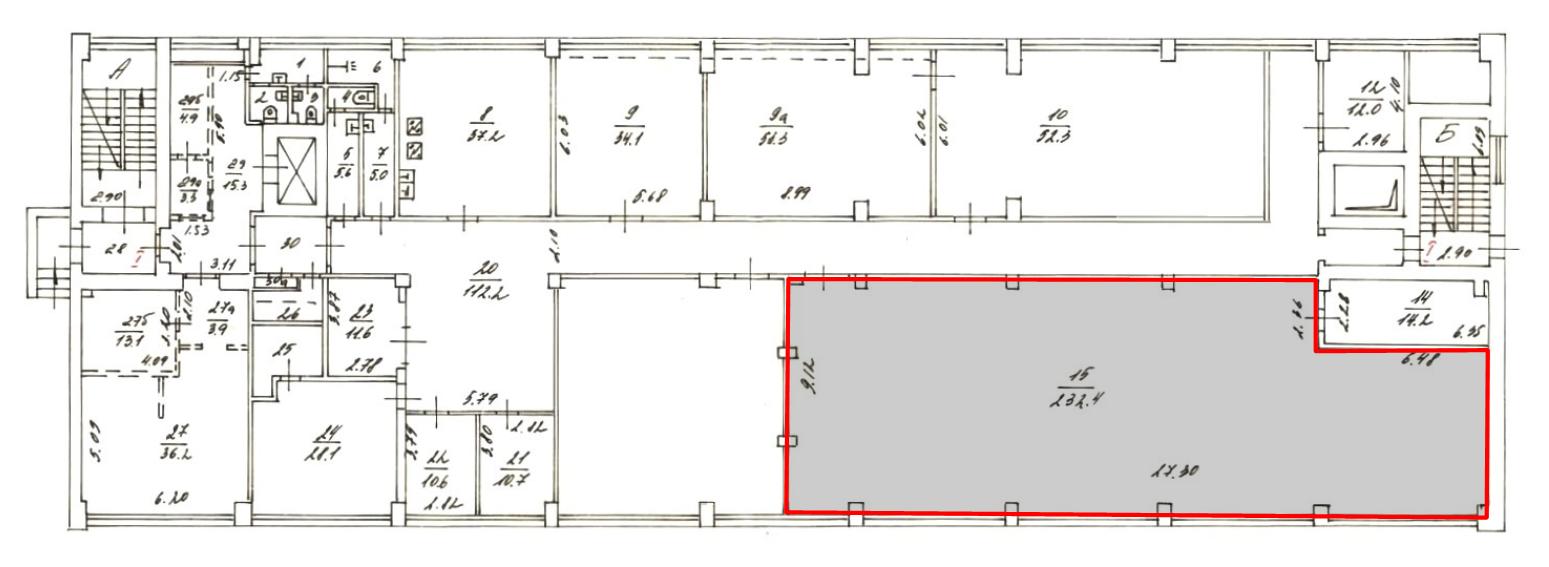 Фото: Аренда ПСН 260,2 м2. Этаж 1. Потолки 4,6 м. СВАО test