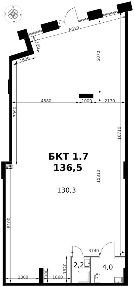 Продам помещение свободного назначения 136.5 м.кв.