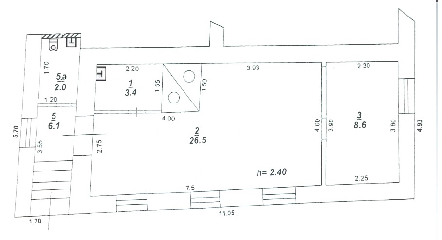Сдам в аренду офис 43 м.кв.