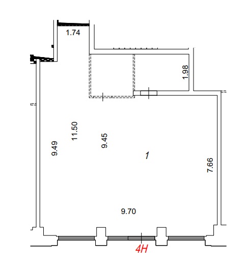 Сдам в аренду помещение свободного назначения 93.8 м.кв.