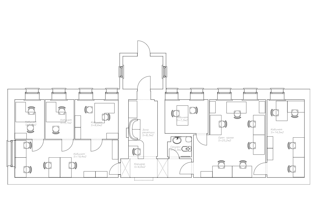 Сдам в аренду офис 103.3 м.кв.
