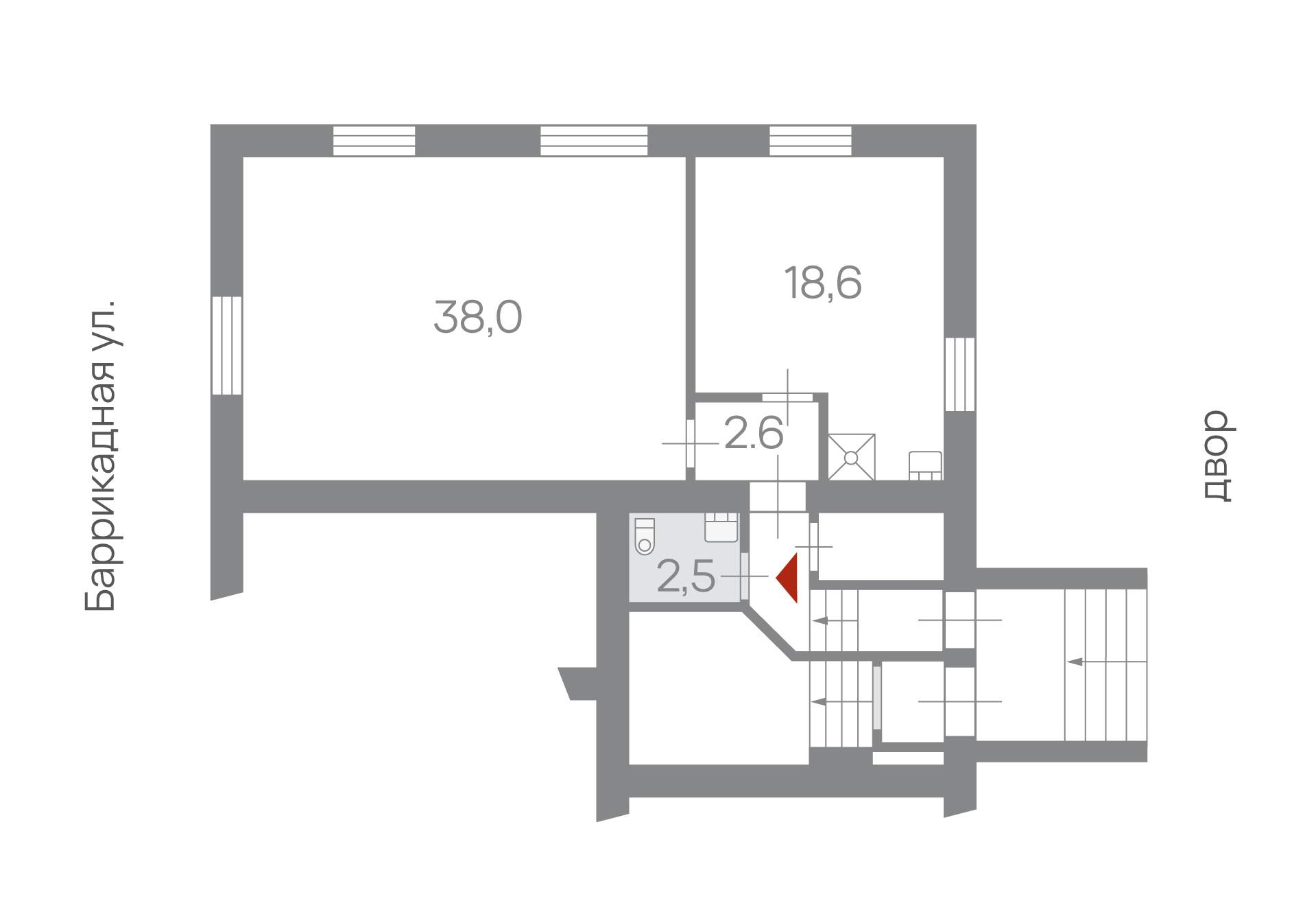 Продам офис 2.5 м.кв.