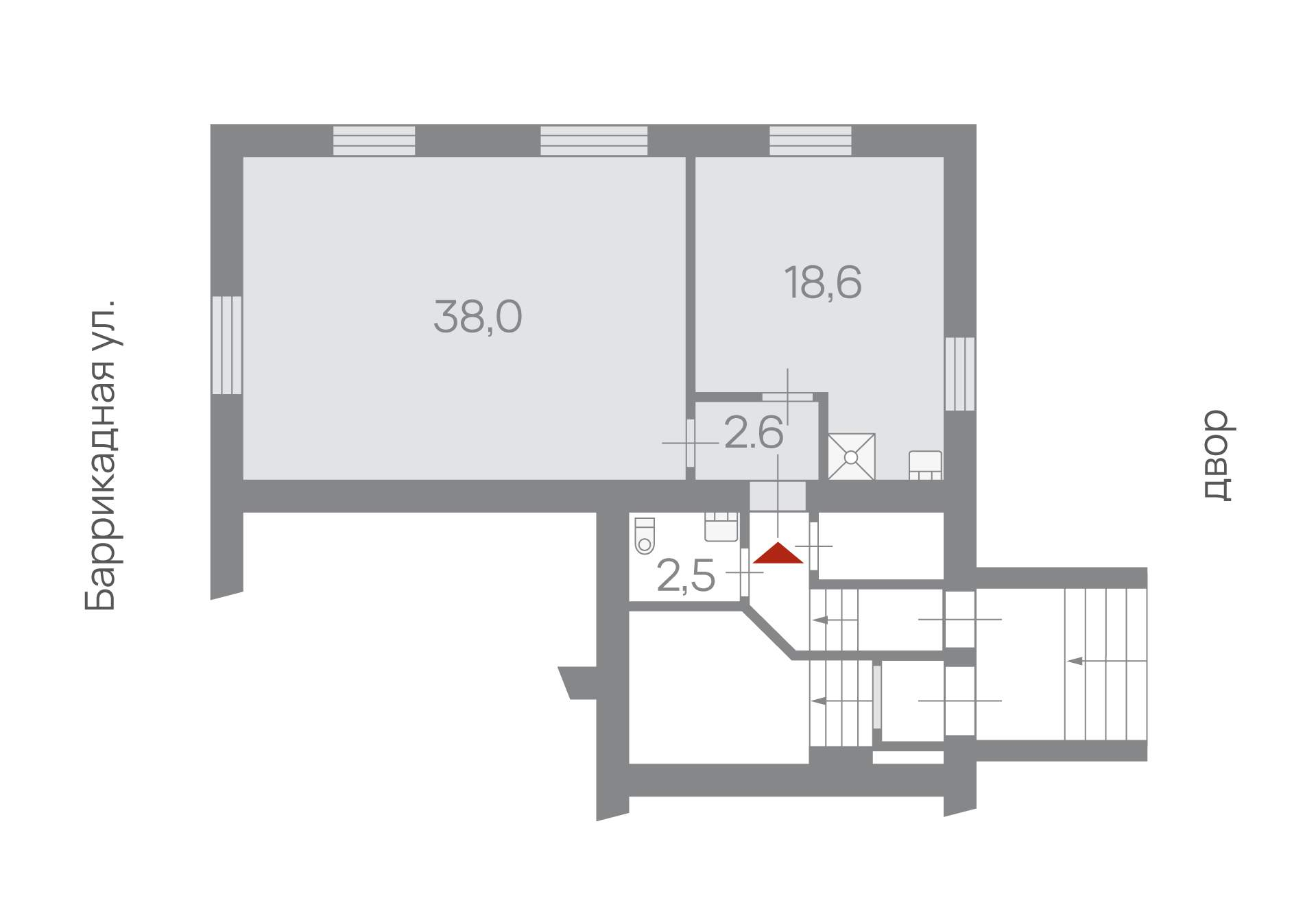 Продам офис 59.2 м.кв.