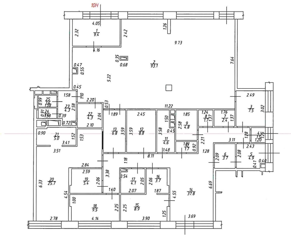 Сдам в аренду помещение свободного назначения 262.6 м.кв.