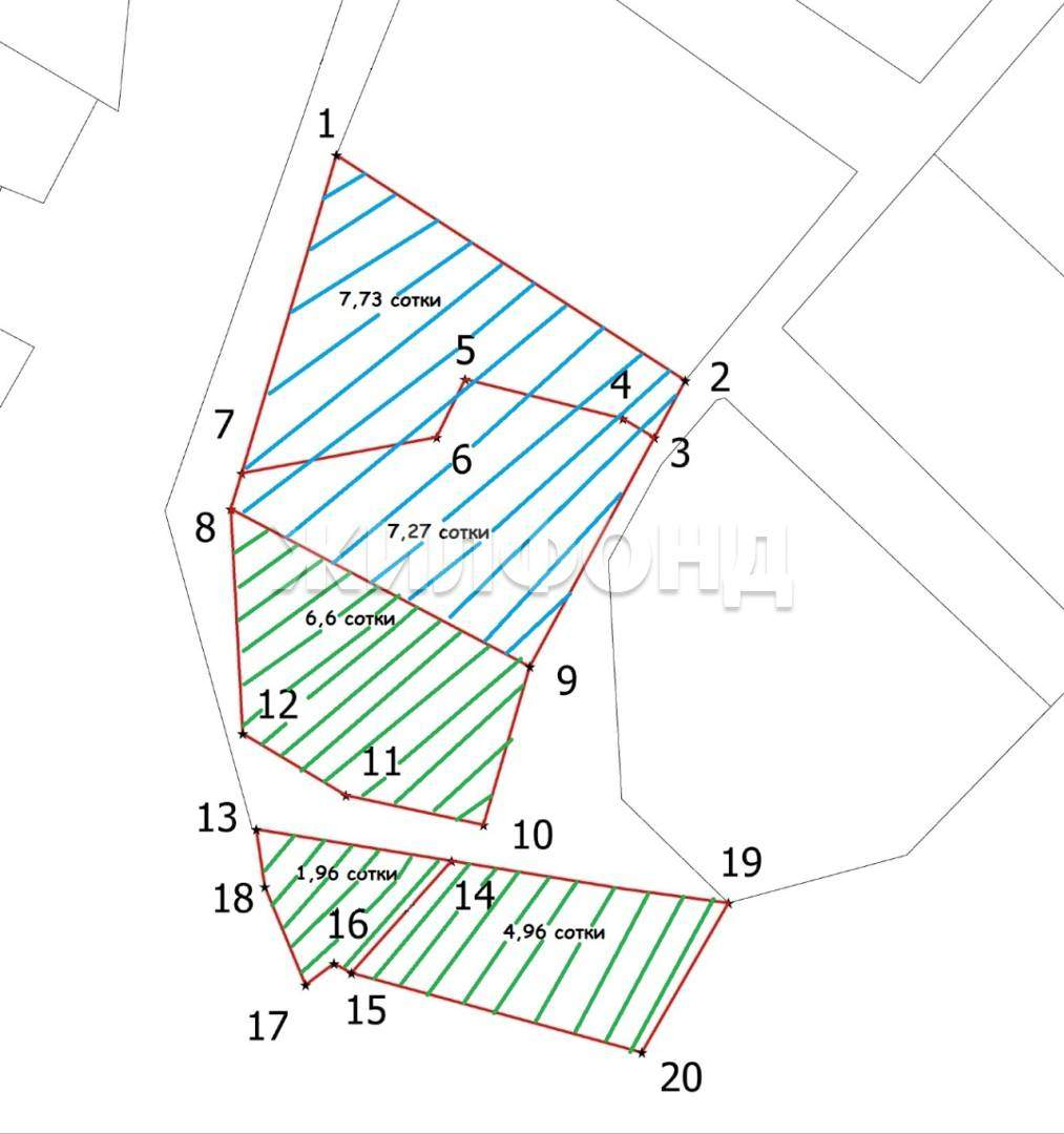 Продам земельный участок 2850 м.кв.