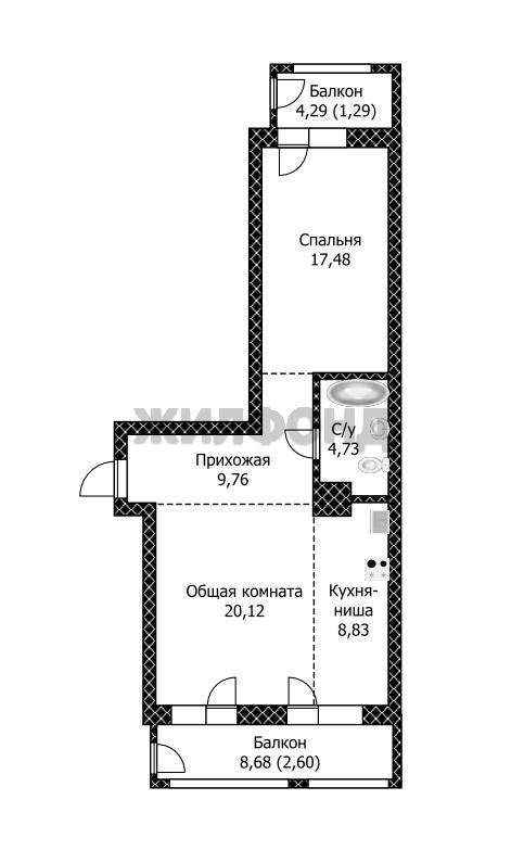 Квартира на продажу в Барнауле, Строителей проспект, 18/1 фото №11