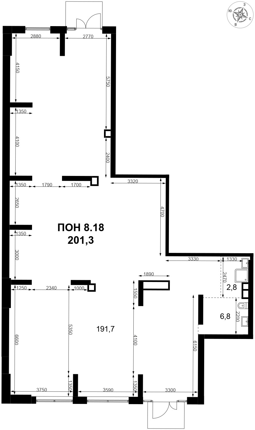 Продам помещение свободного назначения 201.3 м.кв.