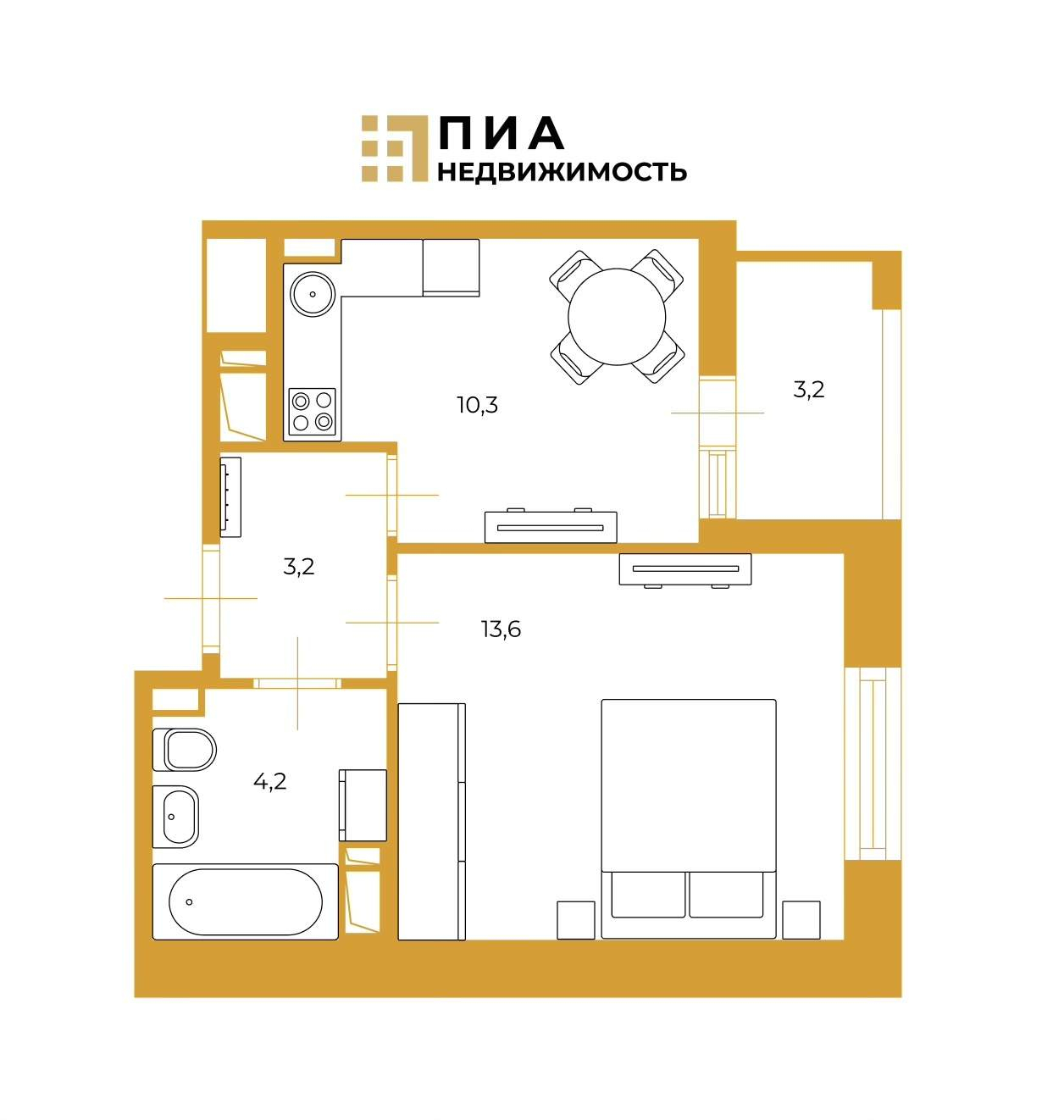 Квартира на продажу в Санкт-Петербурге, Уральская улица, 25к1 литера Б