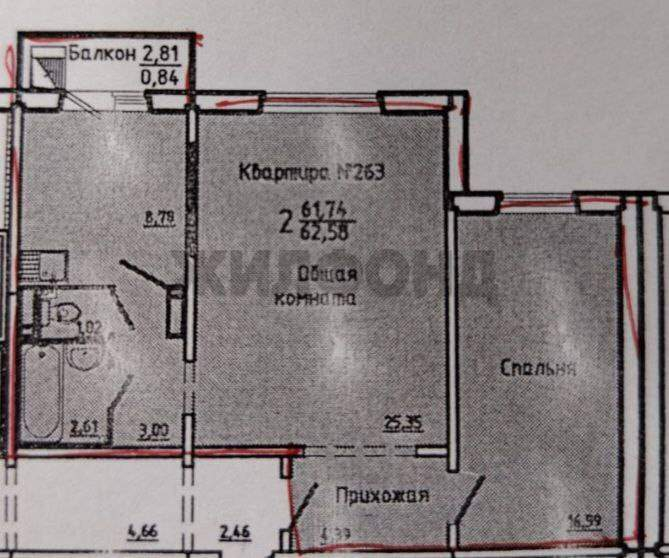 Квартира на продажу в Красноярске, Елены Стасовой улица, 48а фото №11