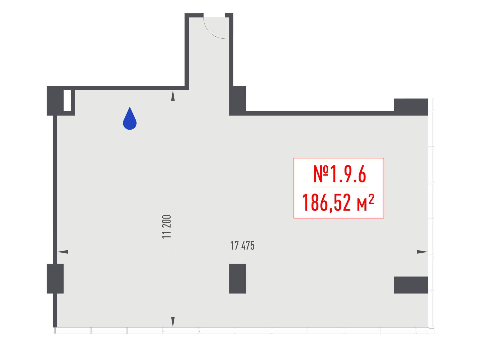Продам офис 186.5 м.кв.