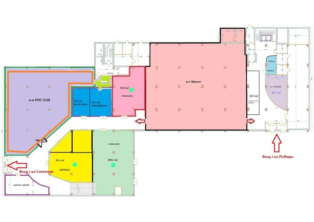 Сдам в аренду помещение свободного назначения 390 м.кв.