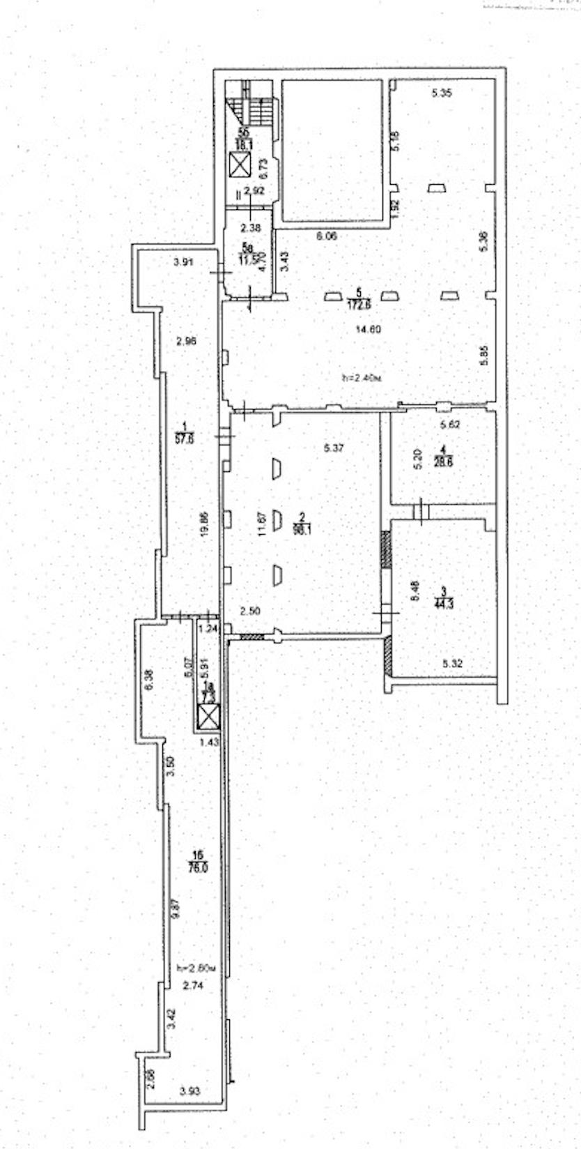 Сдам в аренду помещение свободного назначения 2015 м.кв.