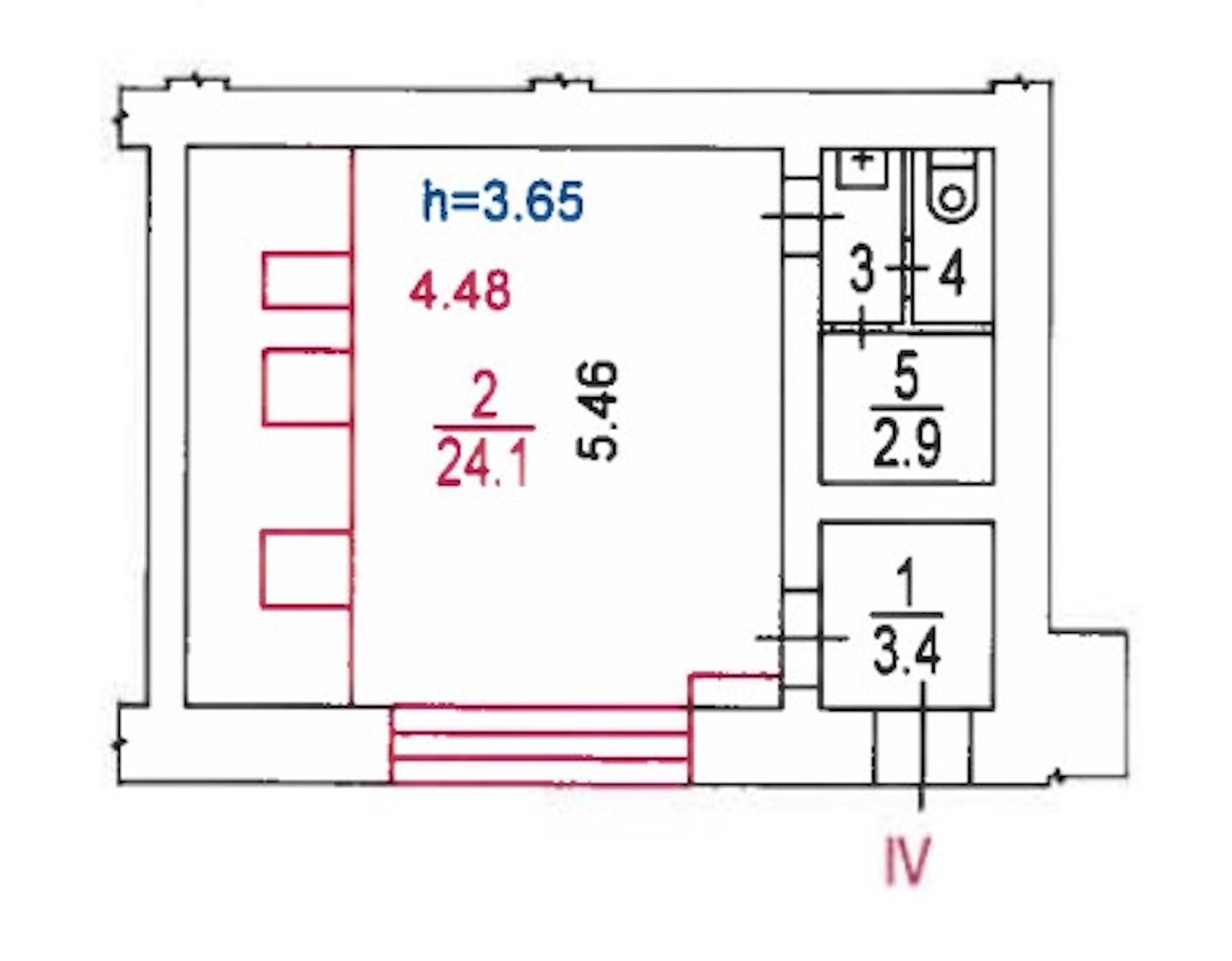 Продам помещение свободного назначения 33 м.кв.