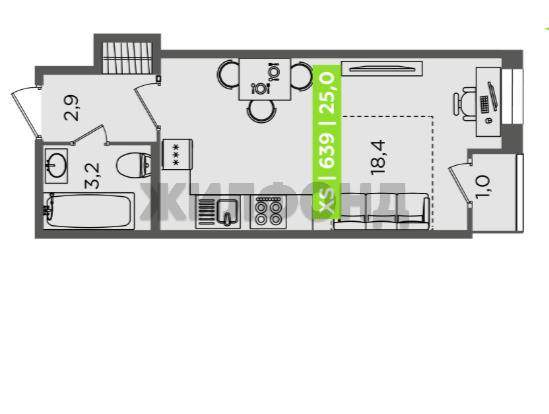 Квартира на продажу в Санкт-Петербурге, Глухарская улица, 30 фото №8