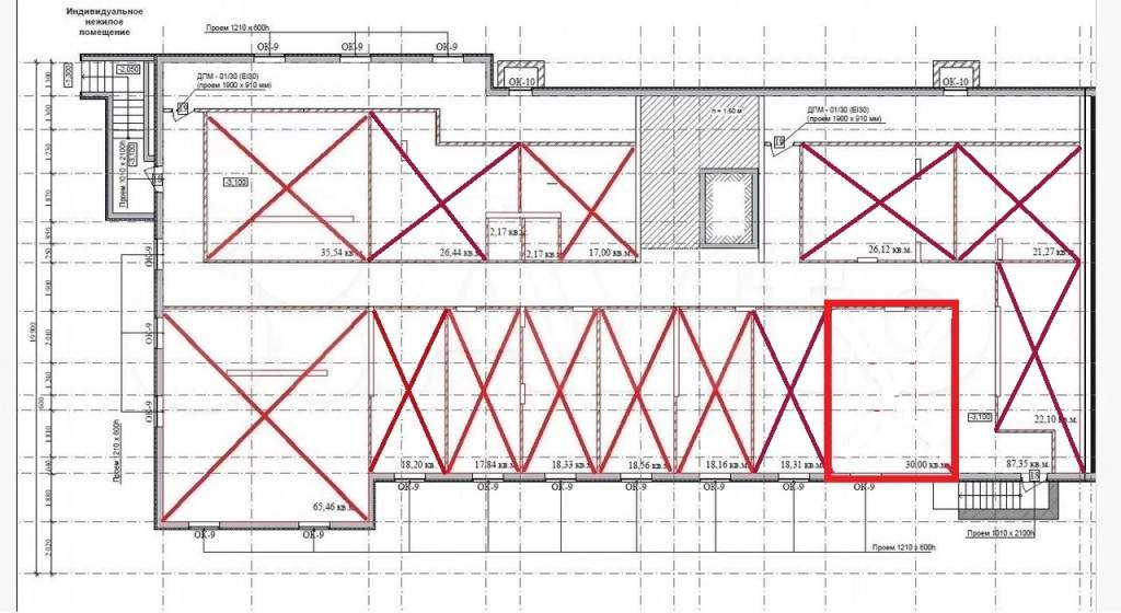 Сдам в аренду помещение свободного назначения 30 м.кв.