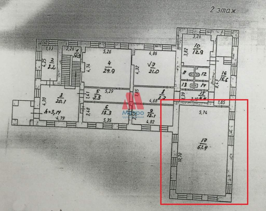 Сдам в аренду офис 82 м.кв.