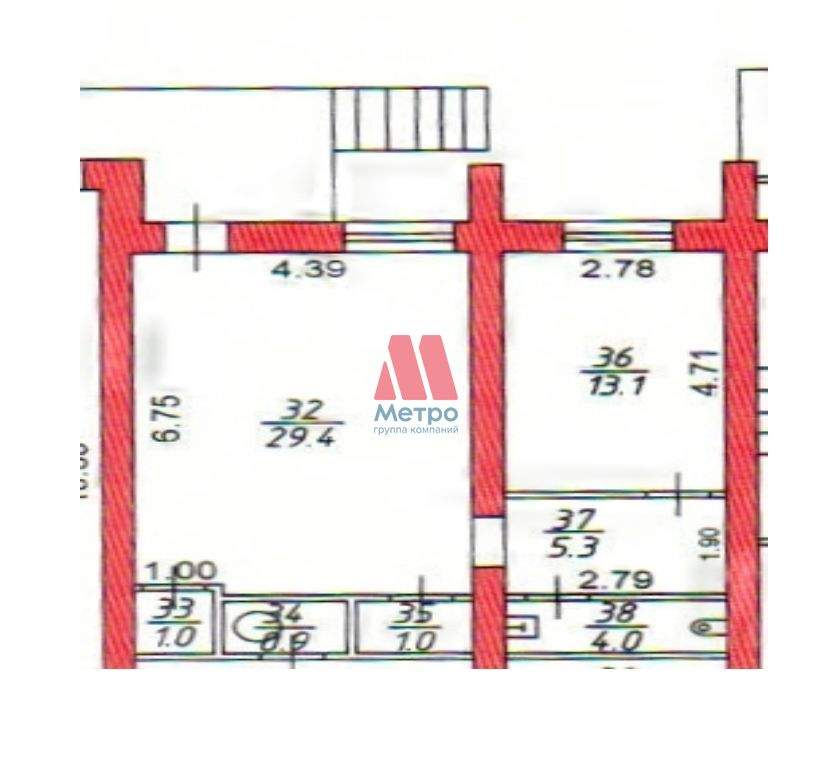 Сдам в аренду помещение свободного назначения 54 м.кв.