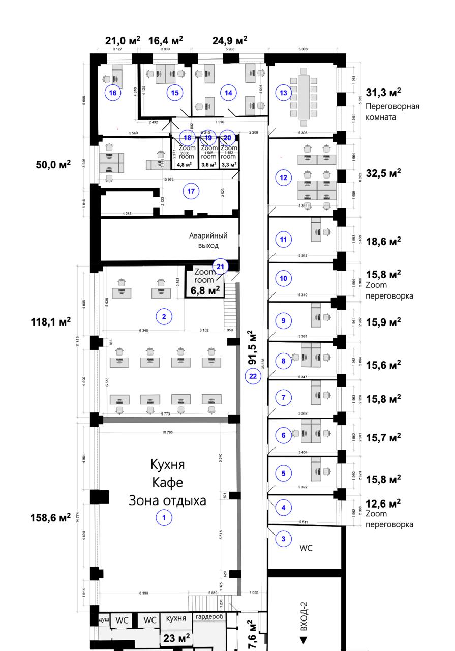 Сдам в аренду офис 700 м.кв.