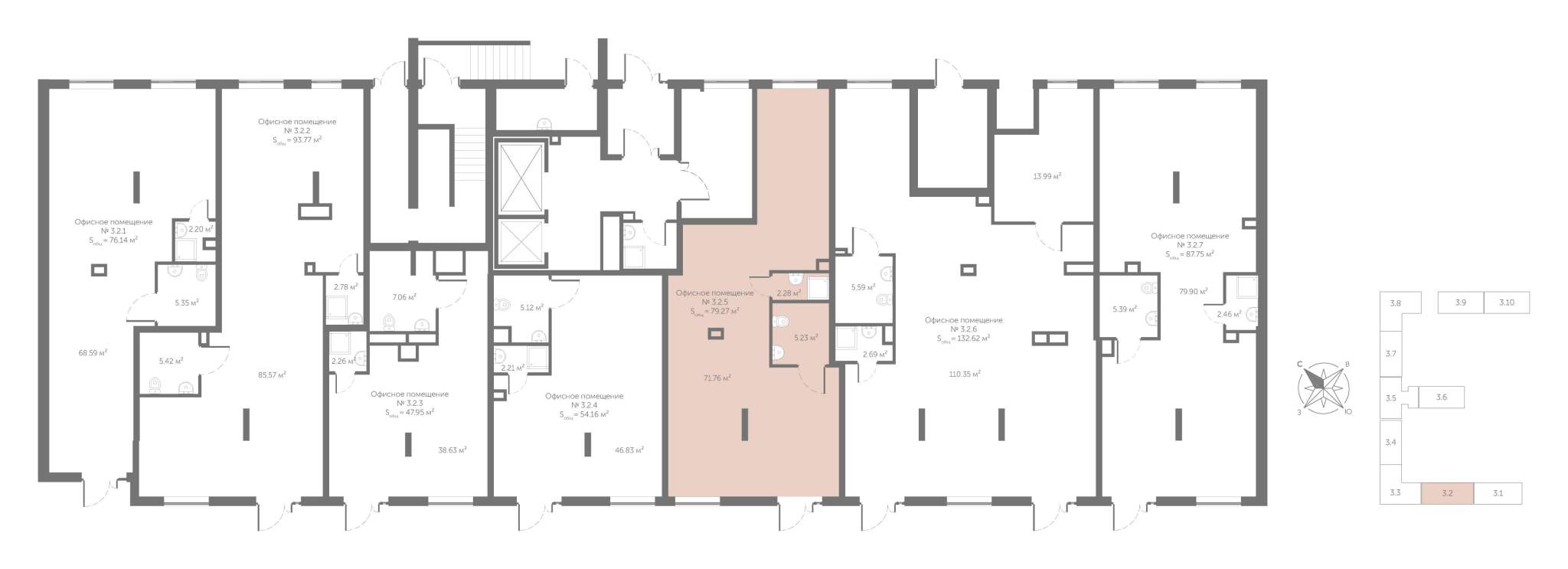 Продам помещение свободного назначения 79.3 м.кв.