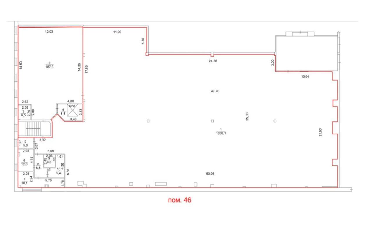 Сдам в аренду магазин 1529 м.кв.
