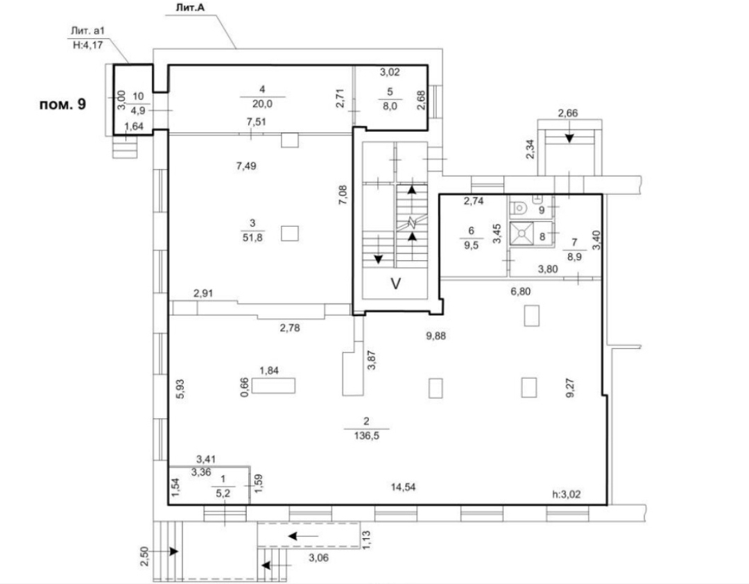 Продам помещение свободного назначения 248.2 м.кв.