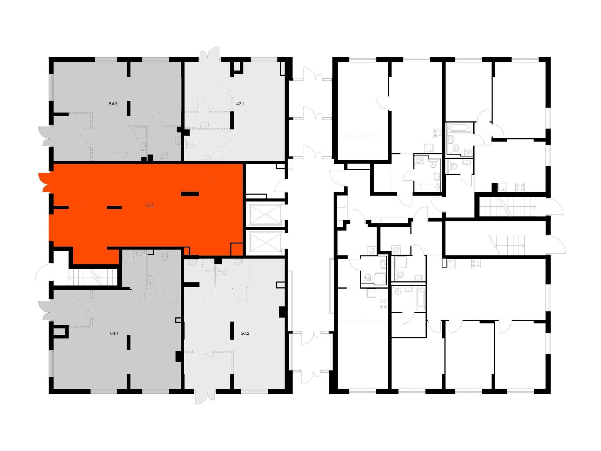 Продам помещение свободного назначения 72.4 м.кв.