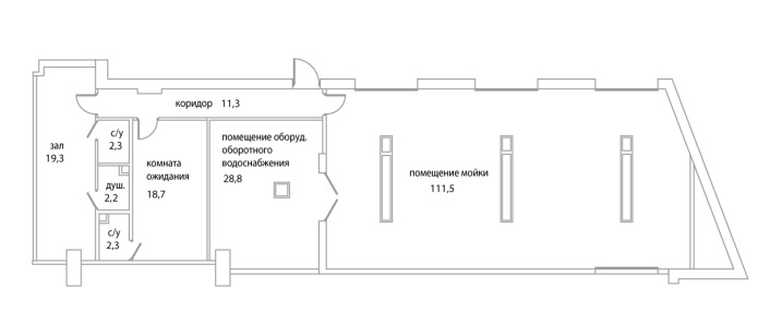 Сдам в аренду помещение свободного назначения 197.8 м.кв.