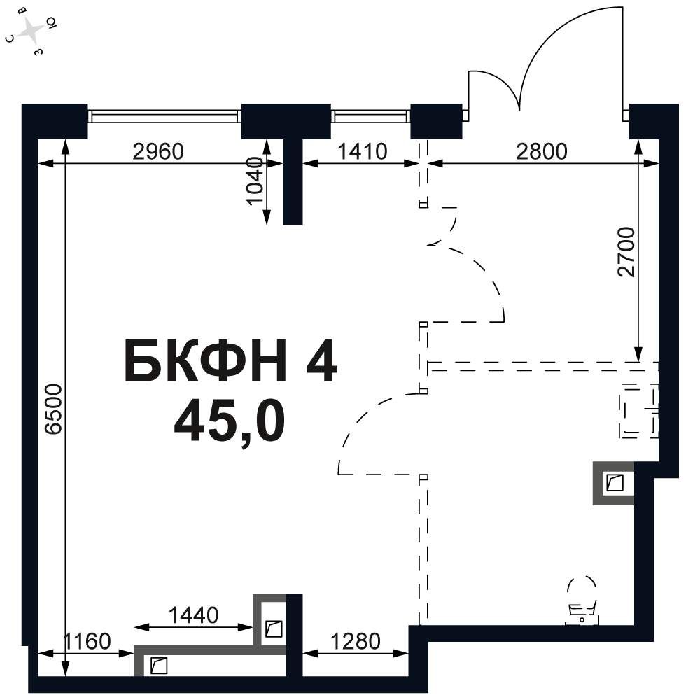 Продам помещение свободного назначения 45 м.кв.