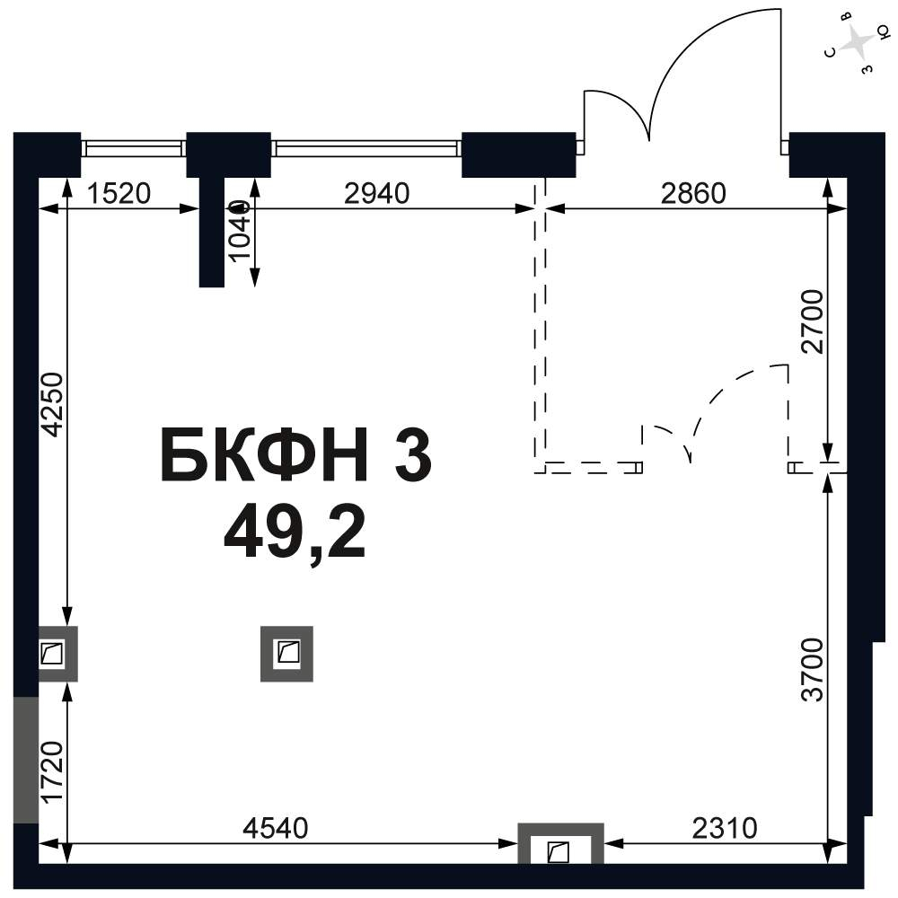Продам помещение свободного назначения 49.2 м.кв.