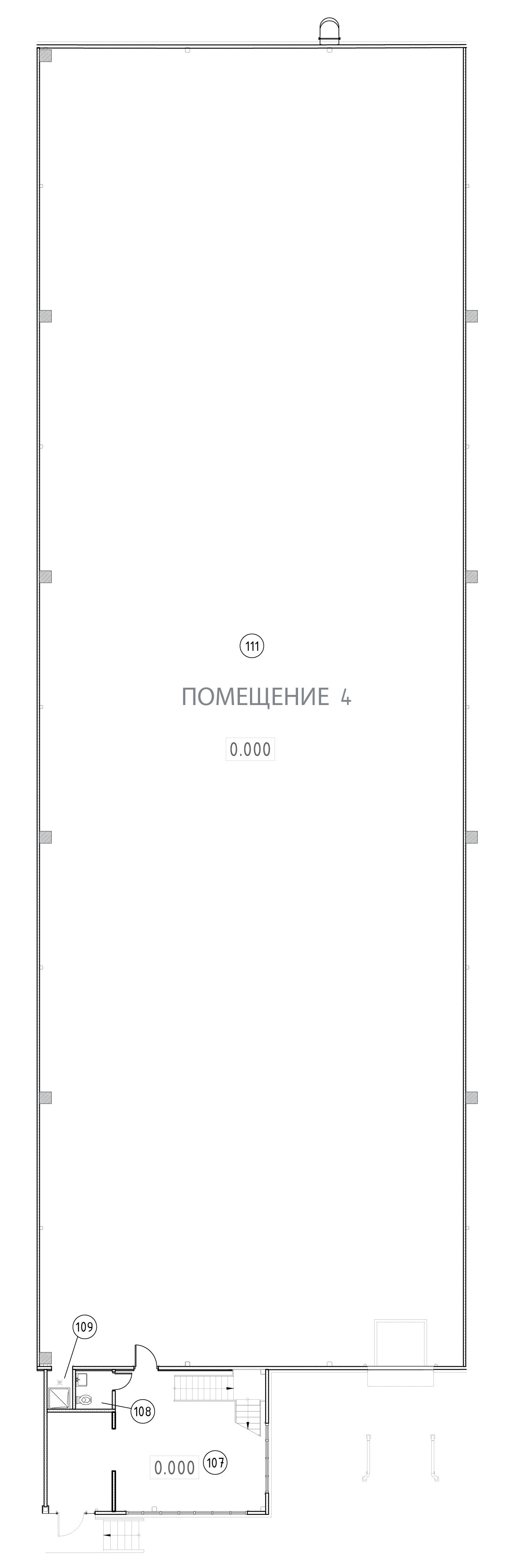 Сдам в аренду производственное помещение 1107 м.кв.