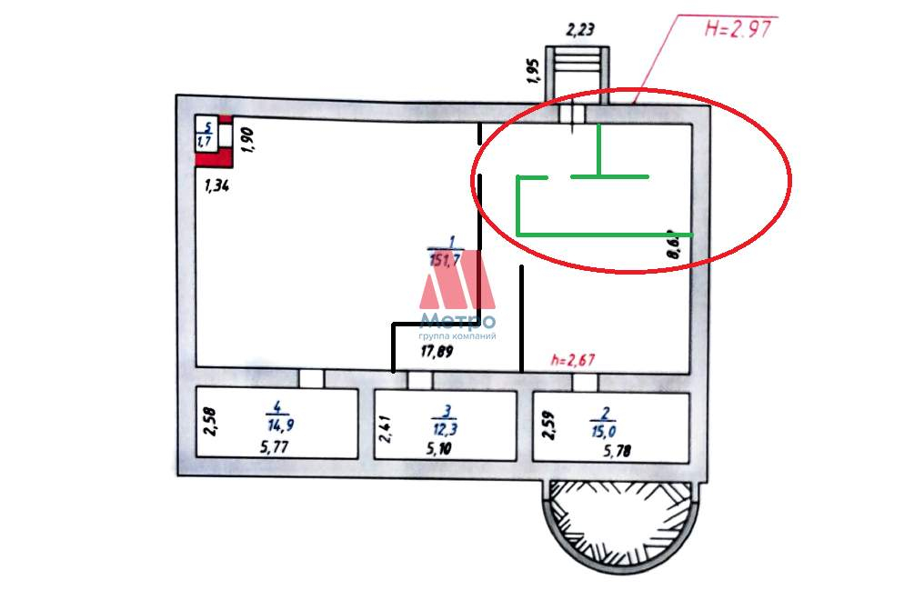 Сдам в аренду помещение свободного назначения 30 м.кв.