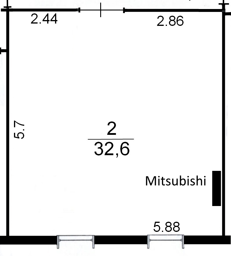 Сдам в аренду офис 32.6 м.кв.