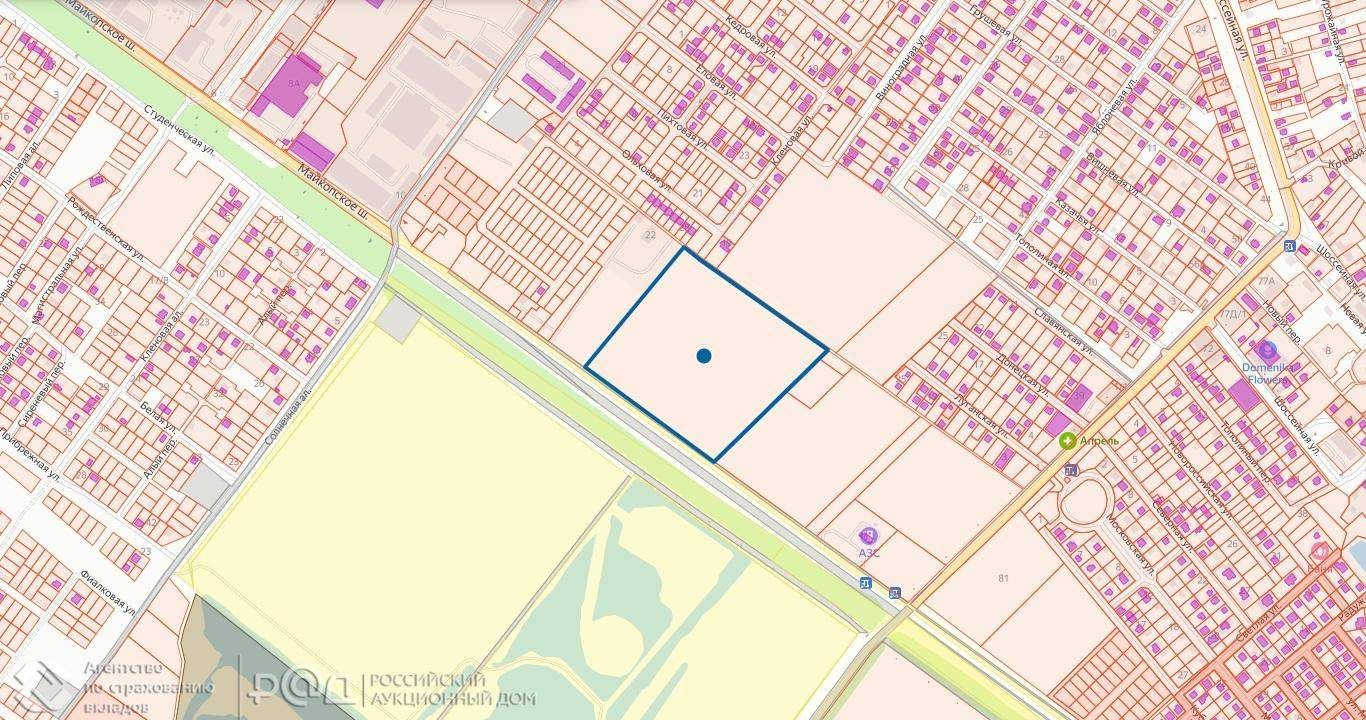 Продам земельный участок 75697 м.кв.