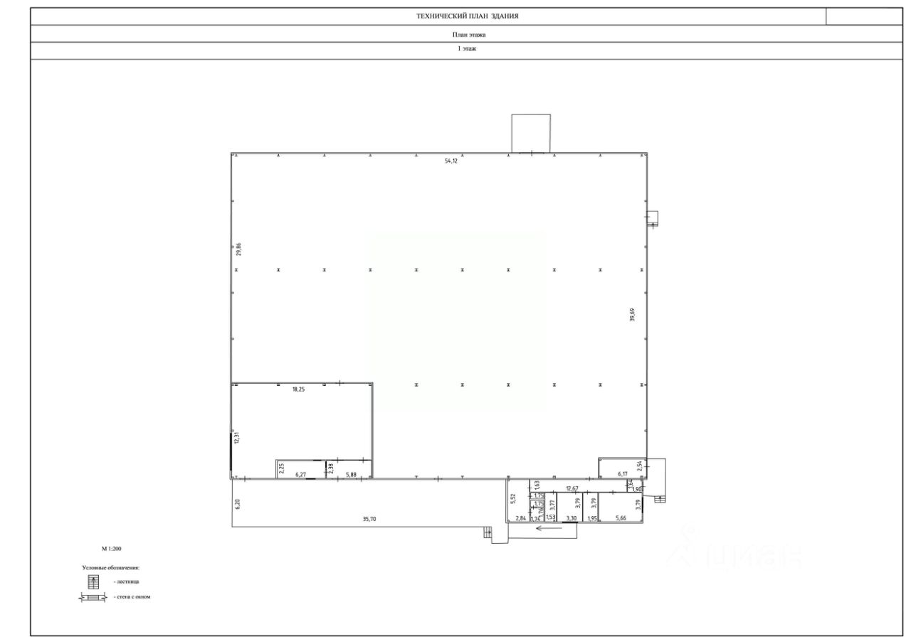 Сдам в аренду склад 2391.2 м.кв.