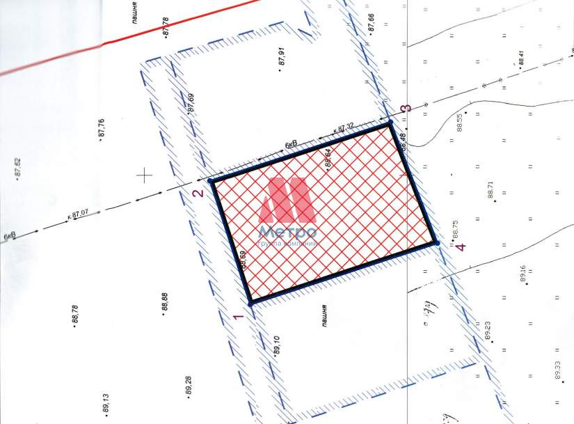 Продам земельный участок 914 м.кв.