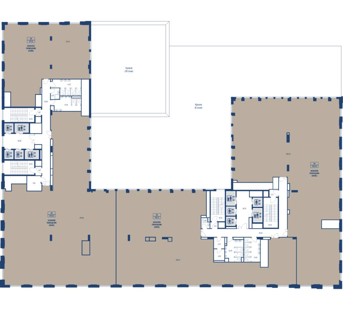 Продам офис 486 м.кв.