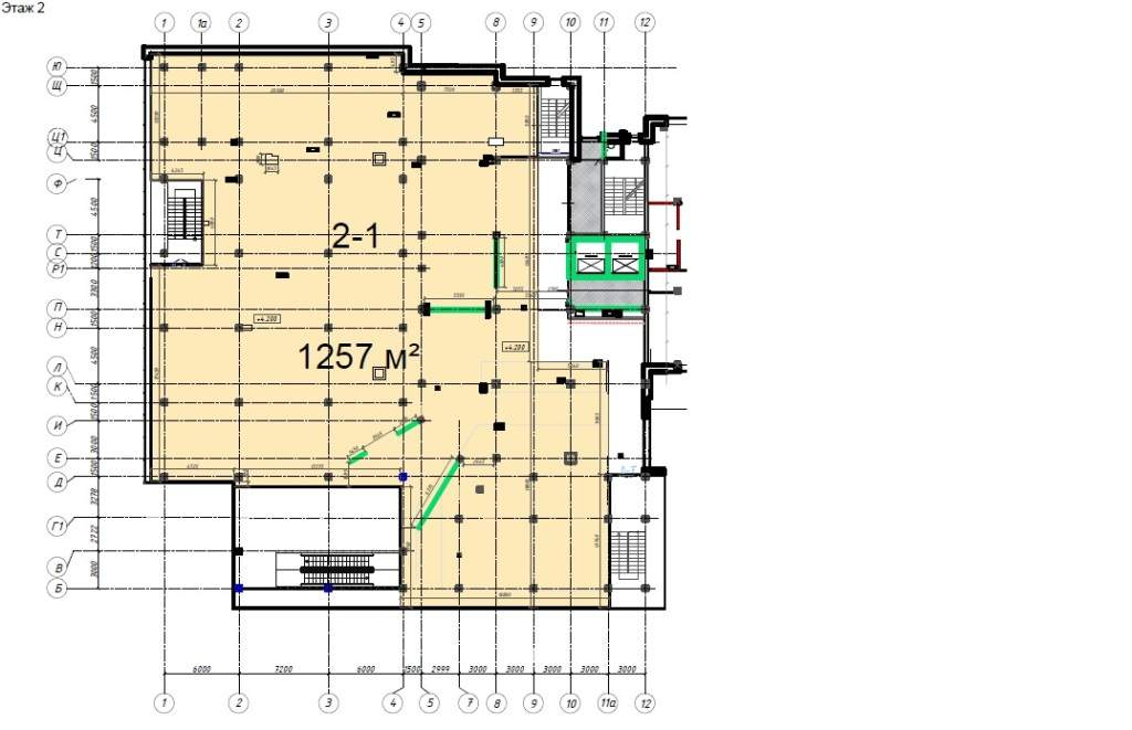 Сдам в аренду помещение свободного назначения 1257 м.кв.