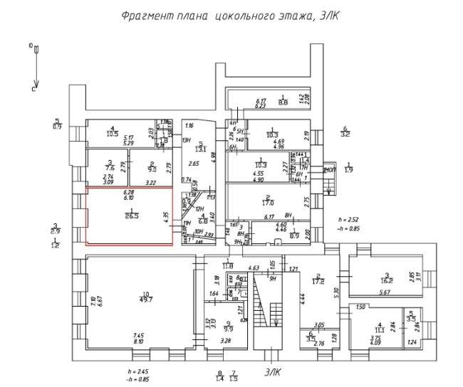 Продам офис 26.5 м.кв.