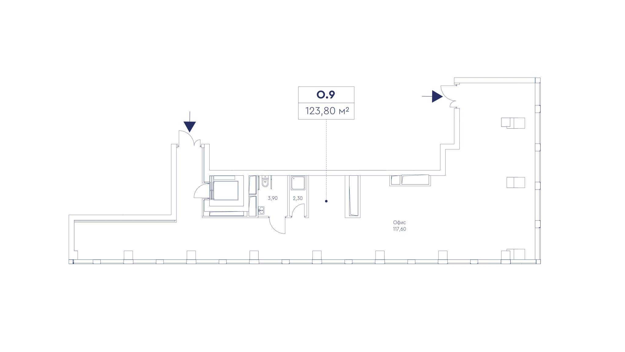 Продам офис 123.8 м.кв.
