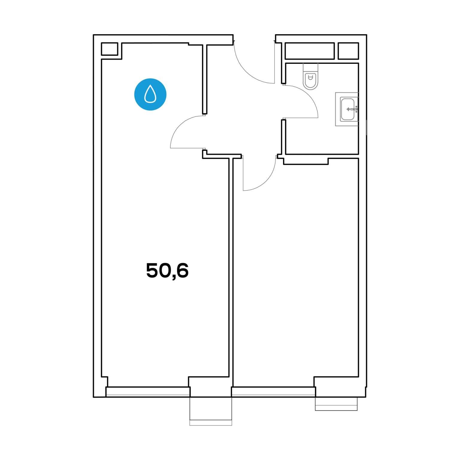 Продам офис 50.6 м.кв.