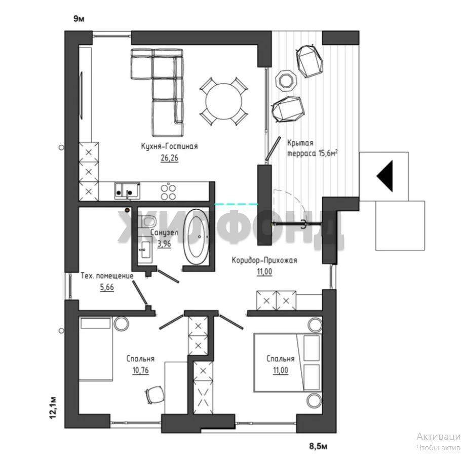 Дом на продажу в Кафтанчиково, Луганская улица, 12 фото №17