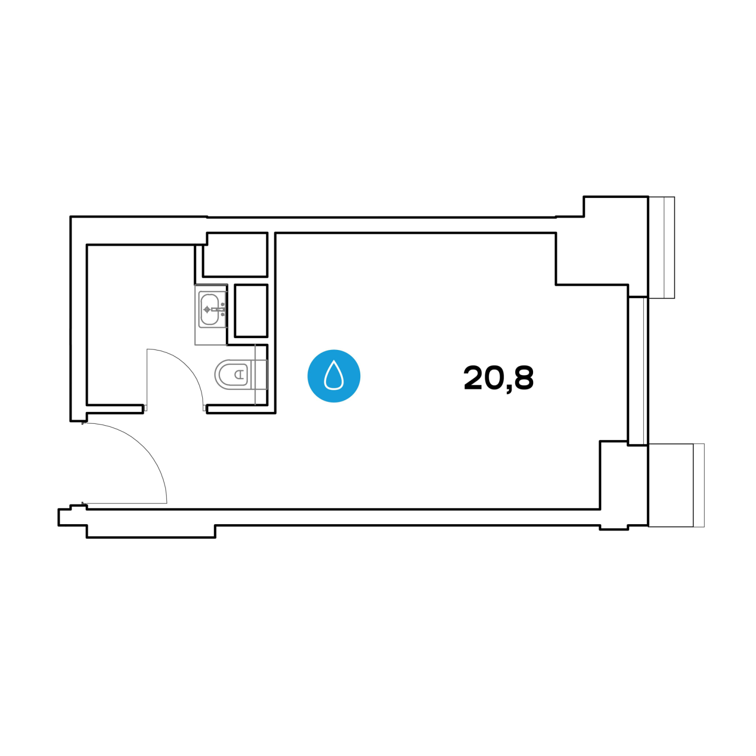 Продам офис 20.8 м.кв.